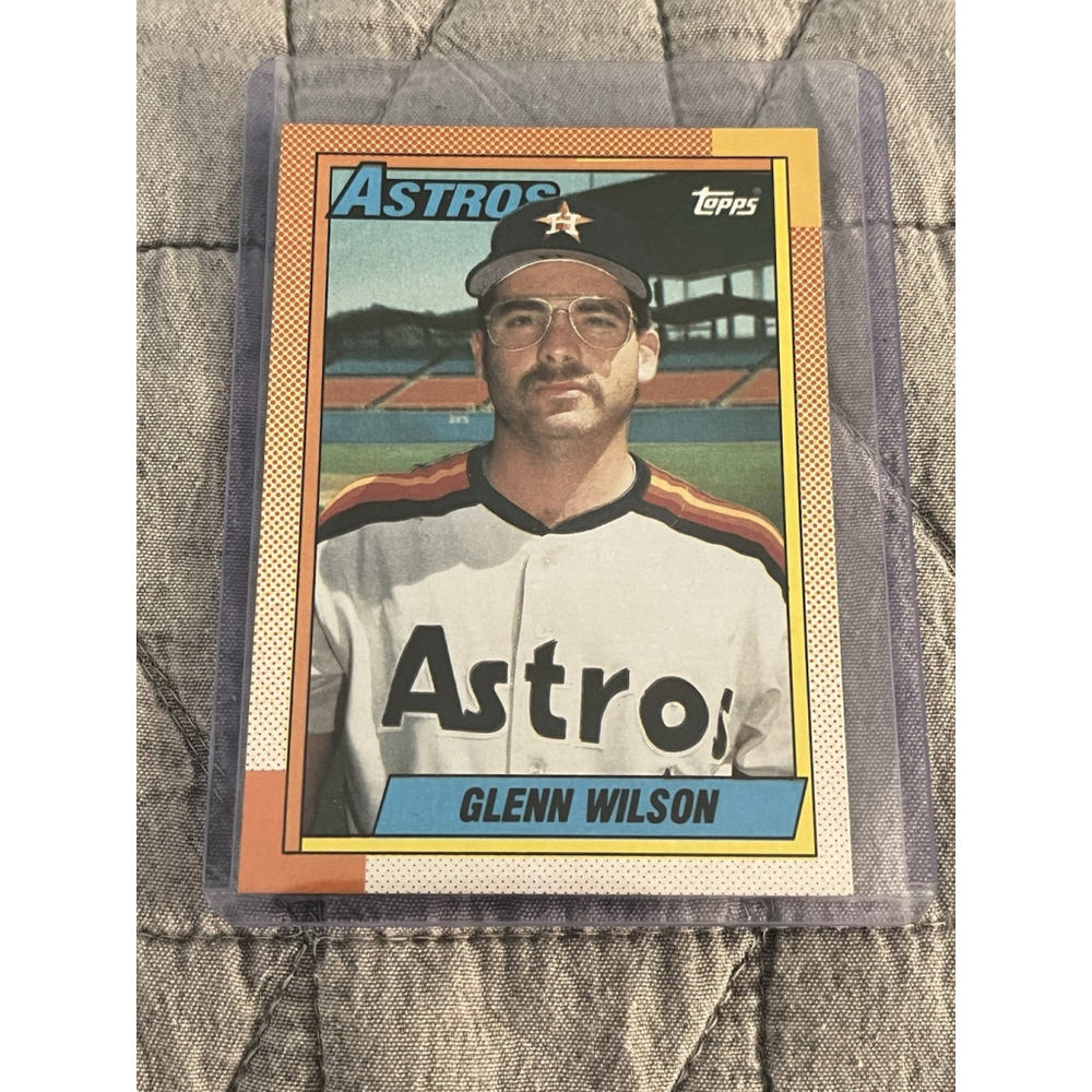 Glenn Wilson Astros Topps 1990 Baseball Card #112 MLB